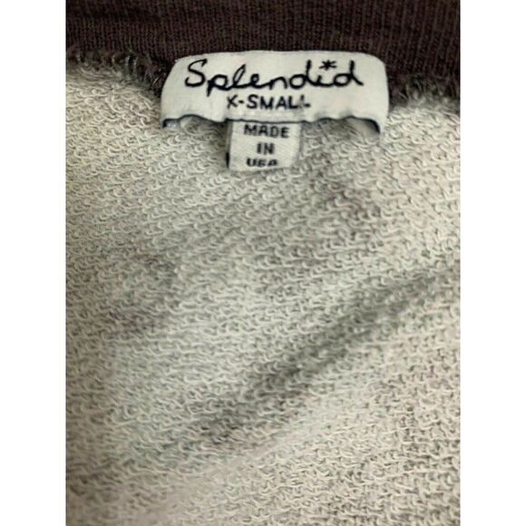 Splendid Womens Grey Gray Long Sleeve Leopard Print Sweater Top Xs - Picture 5 of 7